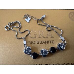 925 Sterling Silver Moissanite Bracelet